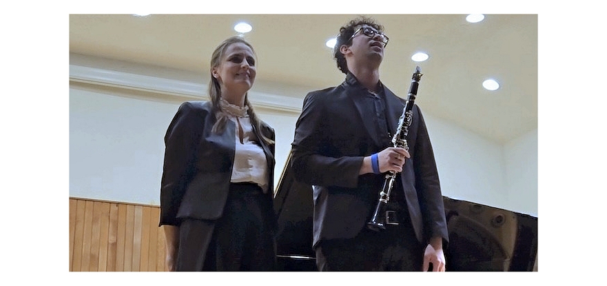 PORDENONE: A MUSICAINSIEME IL CONCERTO DEL CLARINETTISTA NICOLA BERTOLINI, IN DUO CON LA PIANISTA RUSSA IRINA KRAVTCHENKO