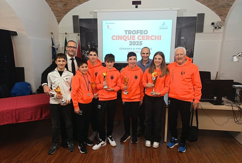 Atletica leggera: premiazioni Trofeo Cinque Cerchi
