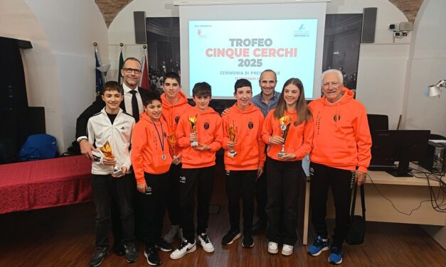 Atletica leggera: premiazioni Trofeo Cinque Cerchi