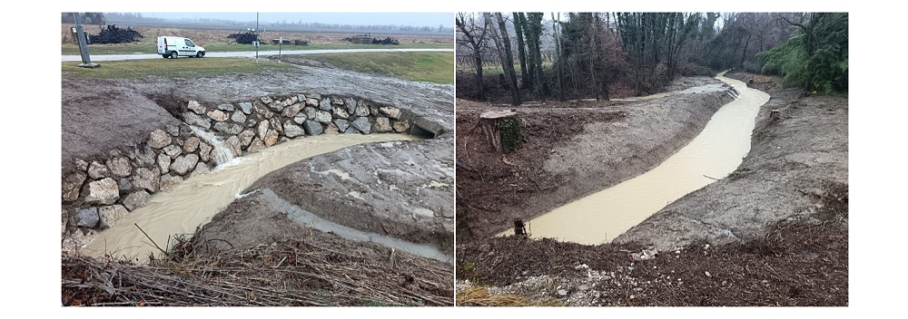 Buttrio: messa in sicurezza del Rio Patocco, completato il primo lotto dei lavori