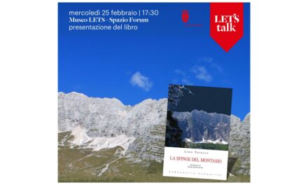 LETS TALK: MERCOLEDÌ 25 FEBBRAIO PRESENTAZIONE DEL ROMANZO “LA SFINGE DEL MONTASIO” DI LINO TOROSSI