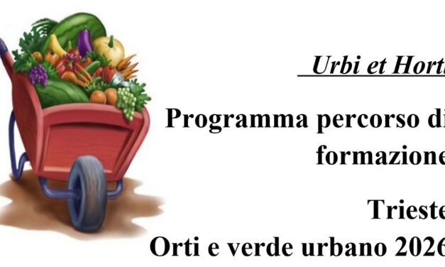 Percorso di formazione Orti e verde urbano 2026: mercoledì 25 febbraio la presentazione dei corsi