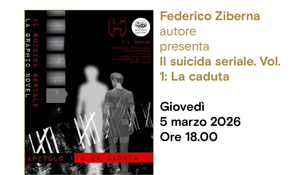 Federico Ziberna presenta Il suicida seriale. Vol. 1: La caduta all’Antico Caffè San Marco