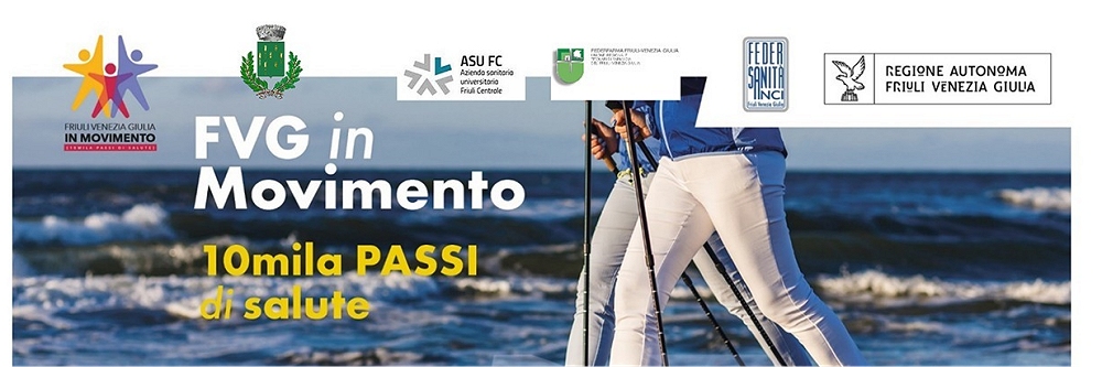 FEDERSANITA ANCI FVG 10MILA PASSI SALUTE: GIOVEDÌ 12 MARZO A BASILIANO CORSO E PASSEGGIATA PER GRUPPI CAMMINO