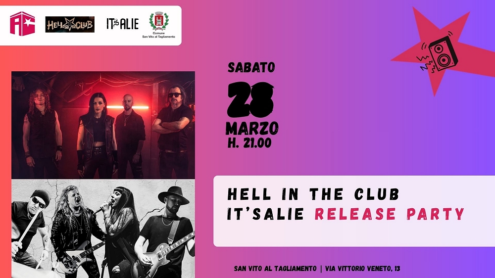 ARCI CRAL: in arrivo il meglio dell’hard rock italiano a San Vito al Tagliamento