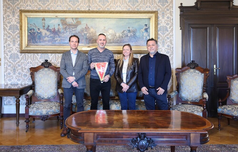 RICEVUTO IN SALOTTO AZZURRO IL CAMPIONE MONDIALE DI BOCCE UNDER 18, MATTIA ROSATI