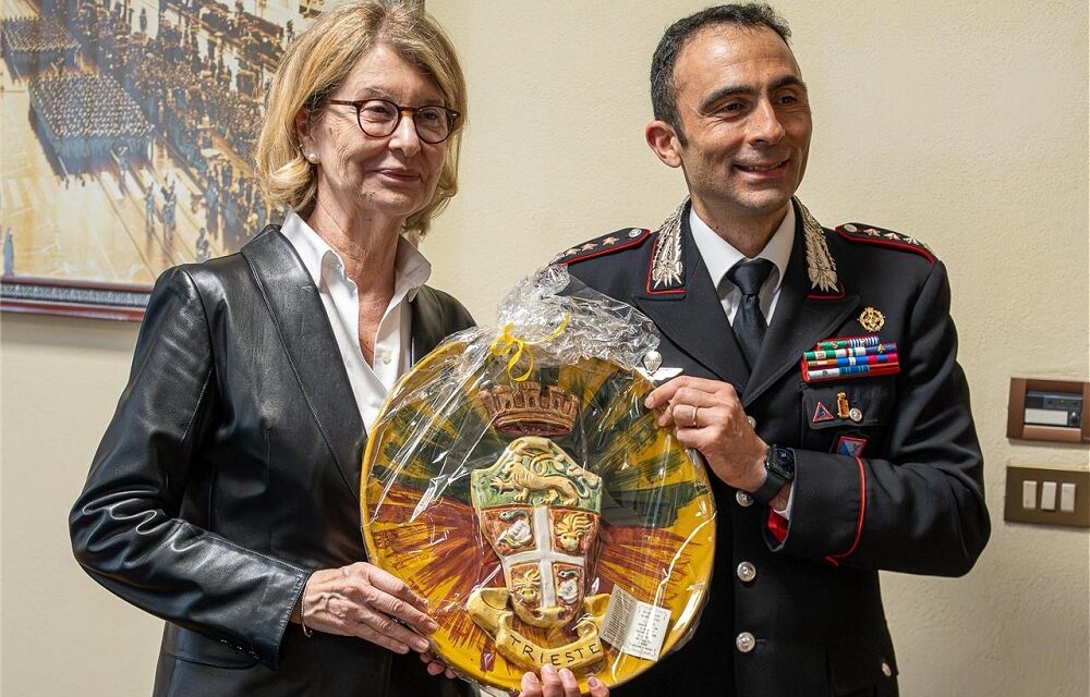 SOTTOSEGRETARIO SAVINO IN VISITA AL COMANDO PROVINCIALE DI TRIESTE