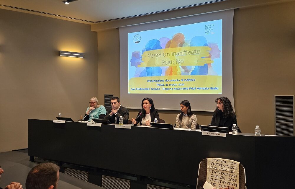 VIOLENZA DI GENERE: PRESENTATO QUESTA MATTINA IL DOCUMENTO “VERSO UN MANIFESTO POSITIVO” A CURA DELLA CONSULTA FEMMINILE DI TRIESTE
