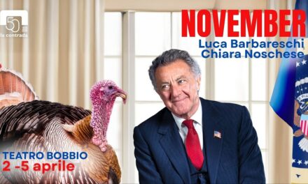 AL TEATRO LA CONTRADA LO SPETTACOLO “NOVEMBER” CON LUCA BARBARESCHI