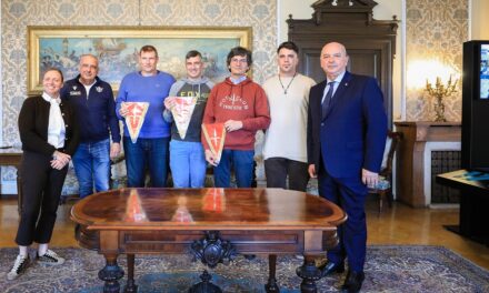 IL SINDACO E L’ASSESSORE ALLO SPORT HANNO RICEVUTO I GIOVANI CAMPIONI REGIONALI DI MINICROSS ERIC SCHIAVON, JEREMY AIELLO E GIULIO PITACCO