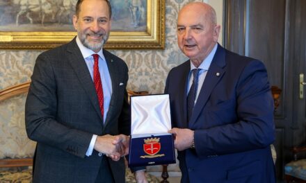 IL SINDACO, ROBERTO DIPIAZZA HA RICEVUTO L’AMBASCIATORE D’AUSTRIA IN ITALIA, MICHAEL RENDI