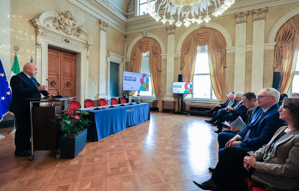 IL SINDACO HA PARTECIPATO A “SPORT IN REGIONE. OPPORTUNITÀ E FONDI PER LO SPORT REGIONALE” ALLA PRESENZA DEL MINISTRO PER LO SPORT E I GIOVANI, ANDREA ABODI