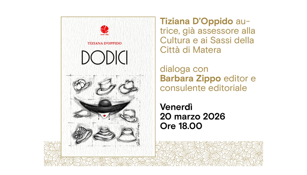 All’Antico Caffè San Marco Tiziana D’Oppido presenta il suo libro “Dodici” (Round Robin edizioni)
