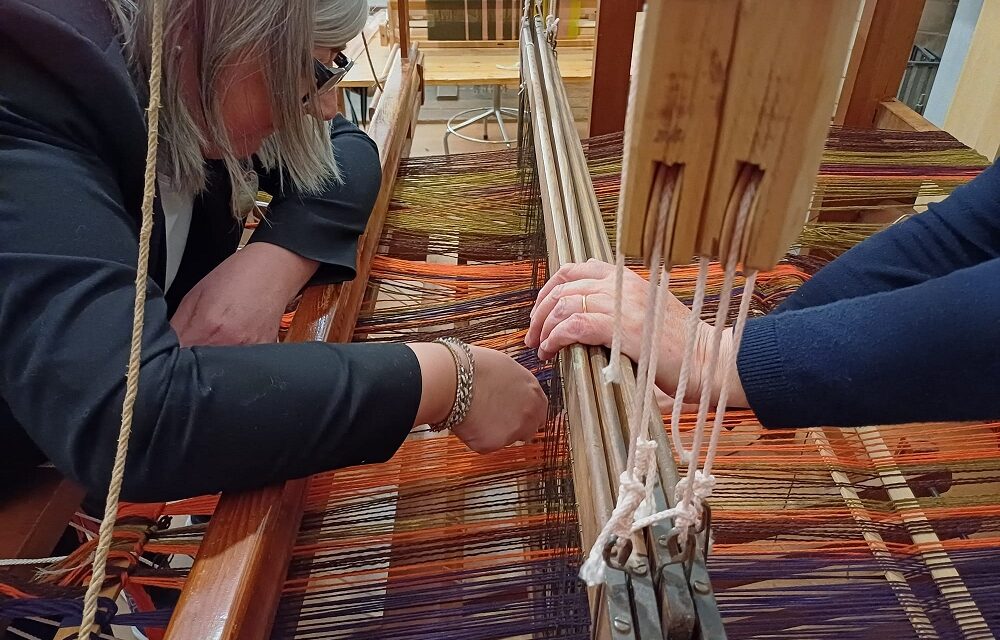All’Ecomuseo di Fagagna riparte l’arte della tessitura