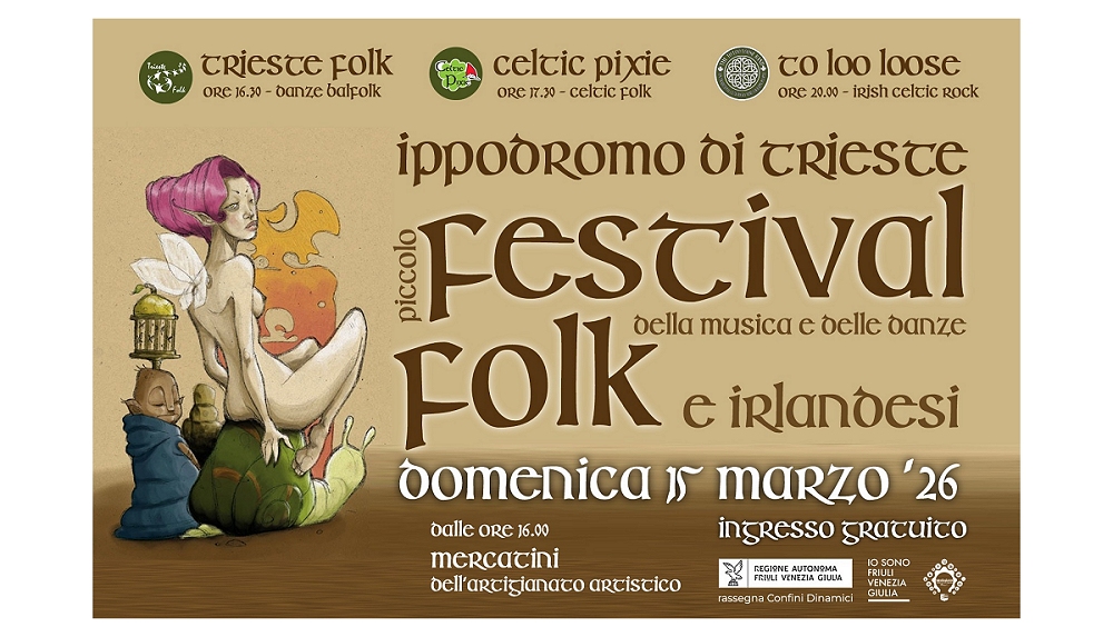 FESTIVAL della musica e delle danze Folk e Irlandesi: all’Ippodromo di Trieste si celebra il St.Patrick’s day