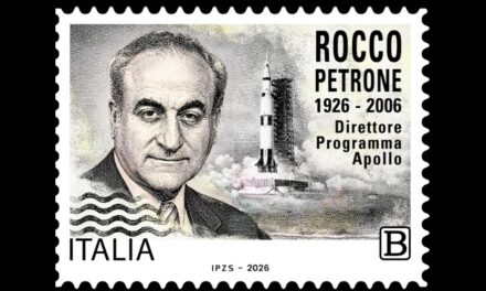 POSTE ITALIANE: emesso francobollo per Rocco Petrone (direttore del Programma Apollo) nel centenario della nascita