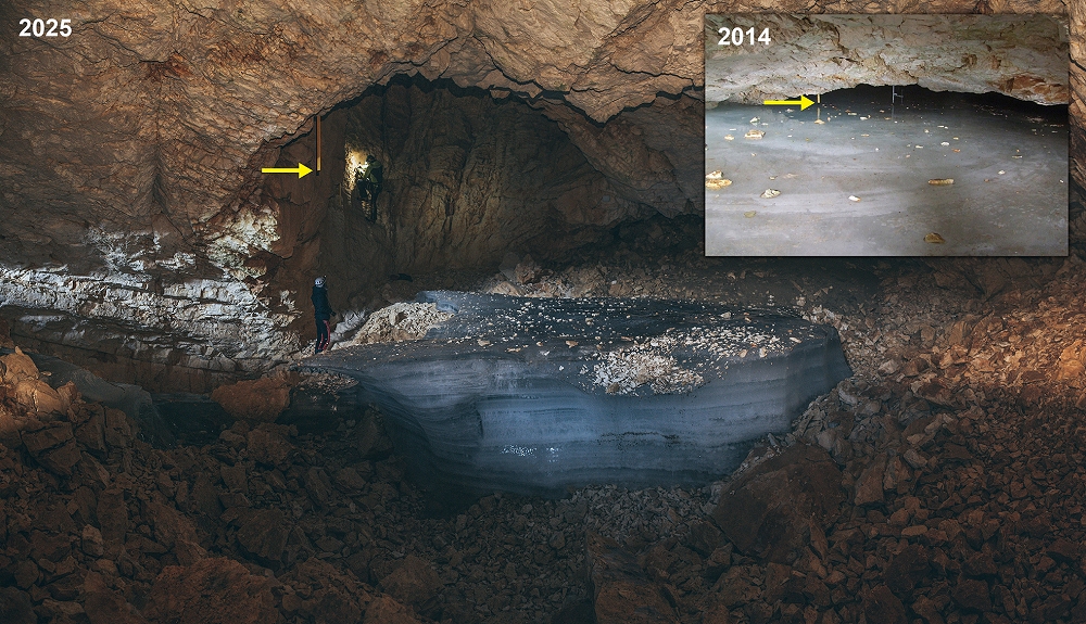 IL GHIACCIO NASCOSTO DELLE ALPI GIULIE RACCONTA LA FINE DELLA PICCOLA ETA’ GLACIALE