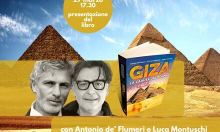 “GIZA. LA CADUTA DEL DOGMA”: VENERDÌ 27 MARZO ALLE 17.30 PRESENTAZIONE DEL LIBRO ALLA BIBLIOTECA CIVICA ATTILIO HORTIS