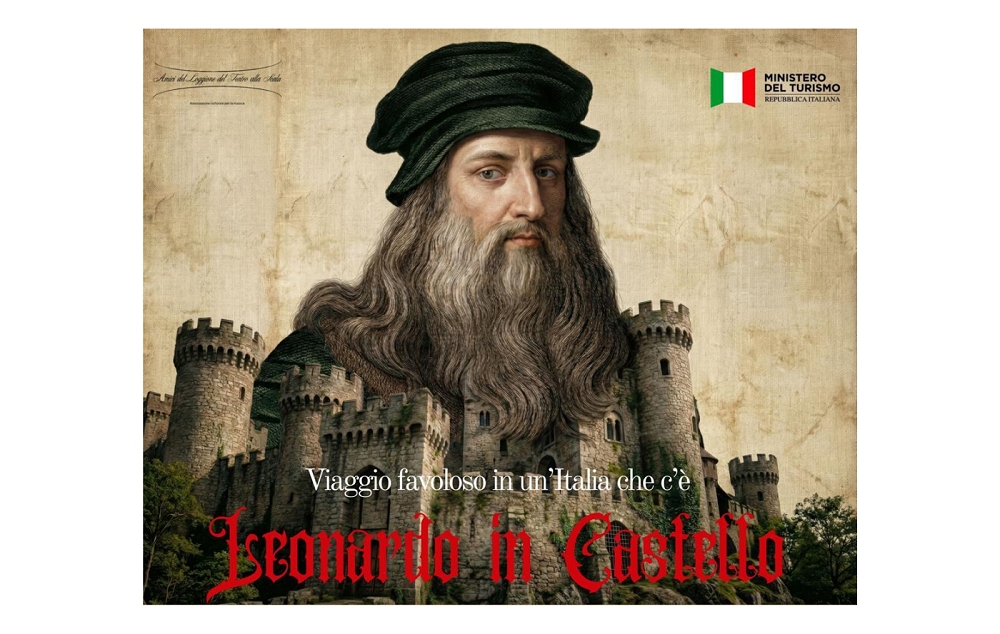 L’artista Massimiliano Finazzer Flory su testi originali di Leonardo da Vinci nella splendida cornice del Castello di Duino