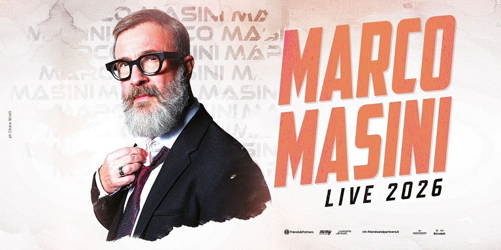 MARCO MASINI – LIVE 2026: a grande richiesta si aggiungono nuovi CONCERTI OUTDOOR al via da luglio