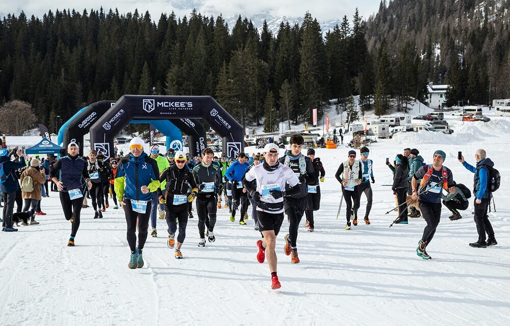 Misurina Winter Run, è ancora Samuel Demetz a vincere la corsa sulla neve ai piedi delle Tre Cime di Lavaredo