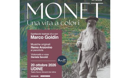 MARCO GOLDIN in tour nei principali teatri italiani con “MONET. UNA VITA A COLORI”