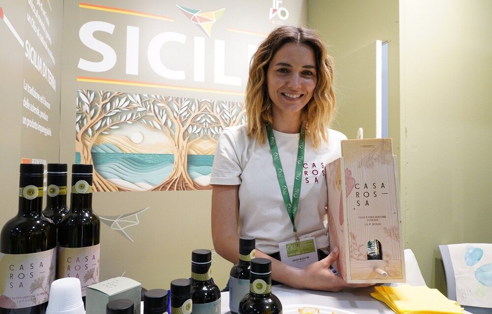 A OLIO CAPITALE L’ATTRICE GIUSY BUSCEMI CON LA SUA AZIENDA “CASA ROSSA”