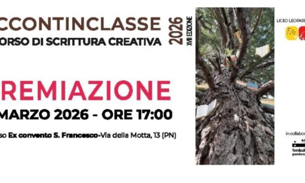 A PORDENONE la FESTA di RACCONTINCLASSE 2026: un evento aperto alla città, nel giorno del compleanno di Pier Paolo Pasolini