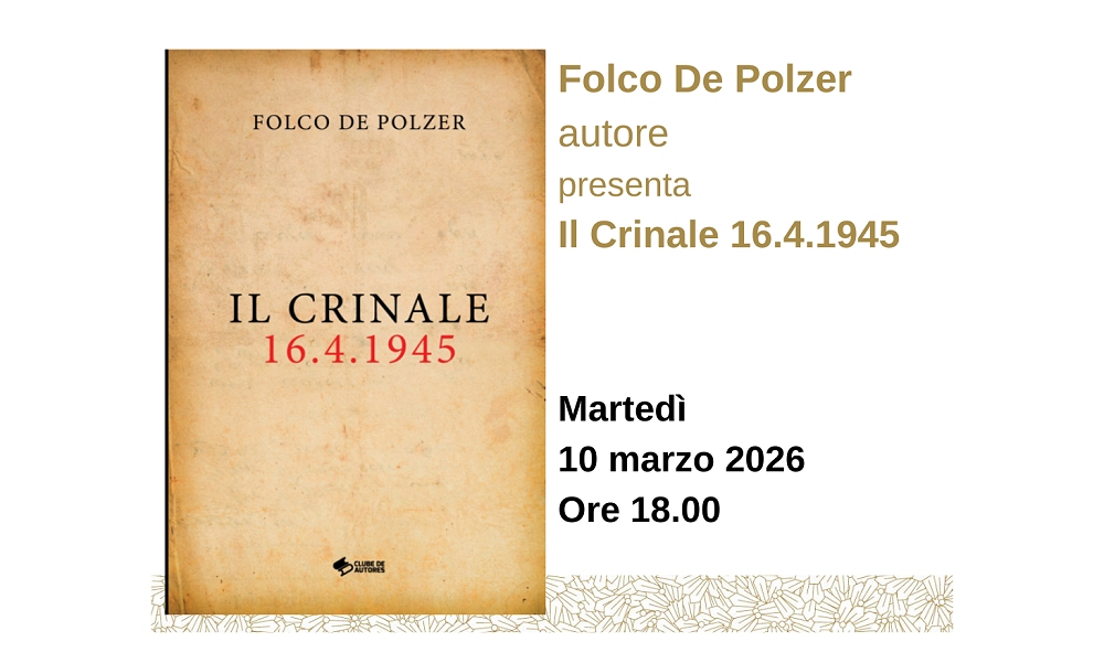 Folco De Polzer presenta il suo libro “Il Crinale 16.4.1945” all’Antico Caffè San Marco