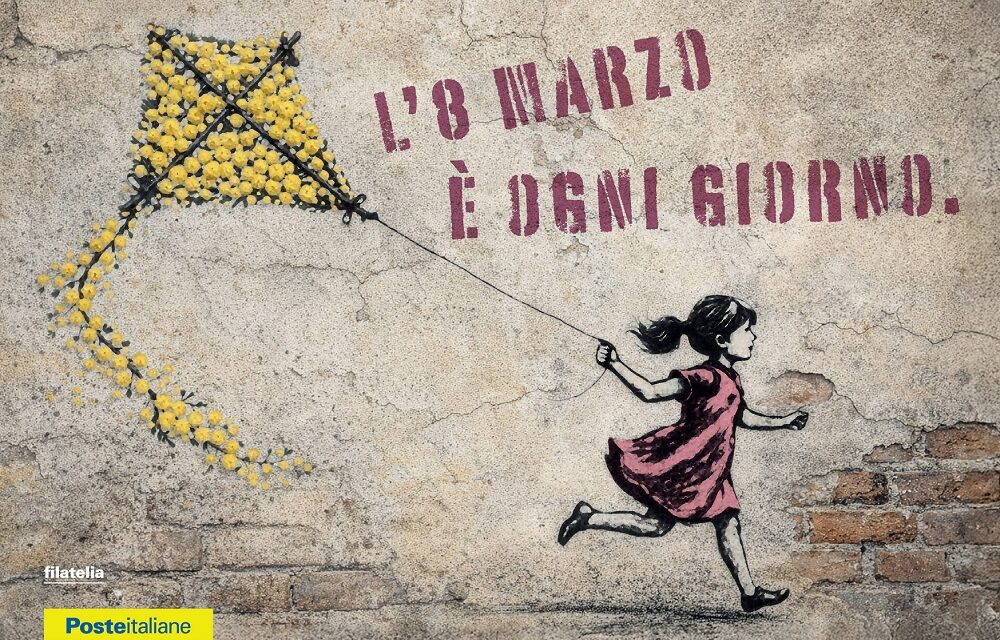 POSTE ITALIANE: PER LA GIORNATA INTERNAZIONALE DELLA DONNA UNA CARTOLINA DEDICATA