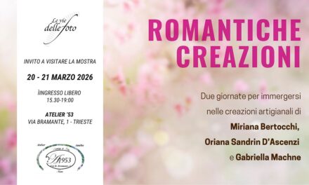 Romantiche Creazioni: due giornate dedicate all’artigianato artistico all’Atelier ’53 di Trieste