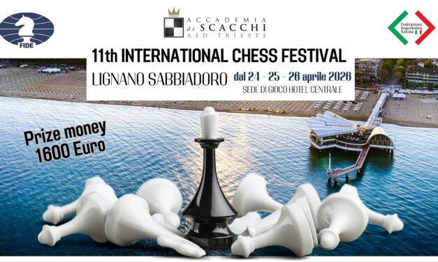 Si è concluso l’11° Festival Internazionale di Scacchi “Lignano Sabbiadoro”