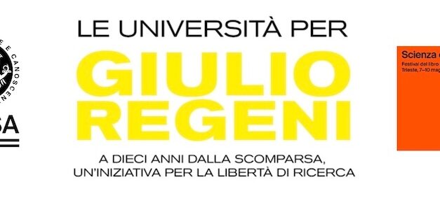 LE UNIVERSITÀ PER GIULIO REGENI, a Trieste SISSA aderisce al progetto presentato oggi in Senato