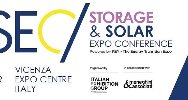 IEG – ITALIAN EXHIBITION GROUP PRESENTA SSEC – Storage & Solar Expo Conference IN FIERA A VICENZA DAL 22 AL 23 SETTEMBRE 2026