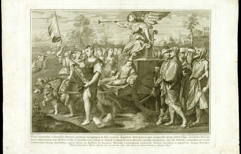 “I TRIONFI IN BIANCO E NERO”: MERCOLEDÌ 1°APRILE ALLE 17.00, CONFERENZA DI ELENA FORCESIN AL MUSEO PETRARCHESCO PICCOLOMINEO