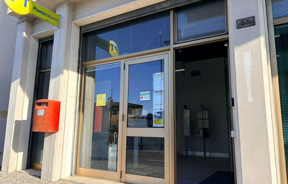 POSTE ITALIANE: NUOVAMENTE DISPONIBILE NELLA VERSIONE “POLIS” L’UFFICIO POSTALE DI TURRIACO