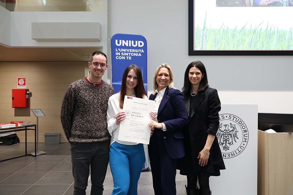 PREMIO CONFAGRICOLTURA DONNA FVG AD ALESSIA DE GIORGI, LAUREATA MAGISTRALE IN ALLEVAMENTO E BENESSERE ANIMALE ALL’UNIVERSITÀ DI UDINE