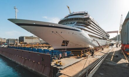 FINCANTIERI: VARATA AD ANCONA “VIKING LIBRA”, PRIMA NAVE DA CROCIERA AL MONDO ALIMENTATA A IDROGENO