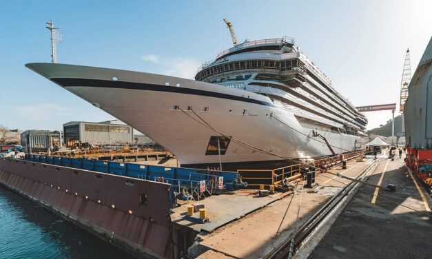 FINCANTIERI: VARATA AD ANCONA “VIKING LIBRA”, PRIMA NAVE DA CROCIERA AL MONDO ALIMENTATA A IDROGENO
