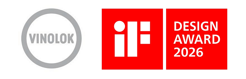 Vinolok® vince l’IF DESIGN AWARD 2026 con la Duet Collection, l’eleganza sostenibile di vetro e legno