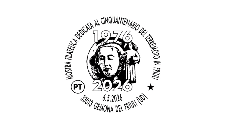 POSTE ITALIANE: A GEMONA DEL FRIULI L’ANNULLO FILATELICO PER I 50 ANNI DEL TERREMOTO