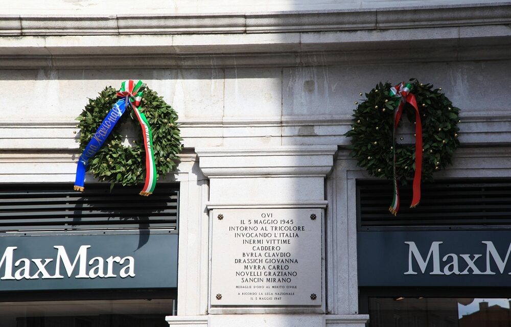 MARTEDÌ 5 MAGGIO ALLE ORE 9 IN VIA IMBRIANI CERIMONIA PER LA COMMEMORAZIONE DEI CADUTI DEL 5 MAGGIO 1945