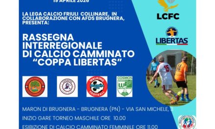 A Maron di Brugnera il calcio si fa “lento” per andare più lontano: successo per la 1ª Rassegna Interregionale di Calcio Camminato