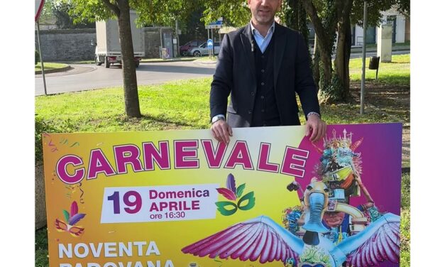CARNEVALE A NOVENTA PADOVANA:  DOMENICA 19 APRILE LA SFILATA DEI CARRI IN VIA ROMA