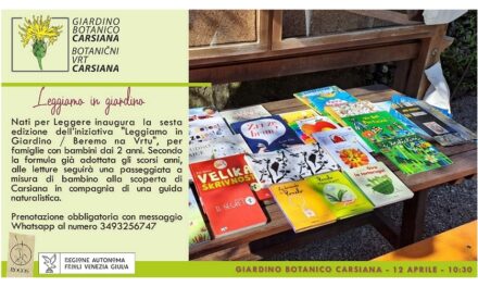 LEGGIAMO IN GIARDINO – BEREMO NA VRTU AL GIARDINO BOTANICO CARSIANA