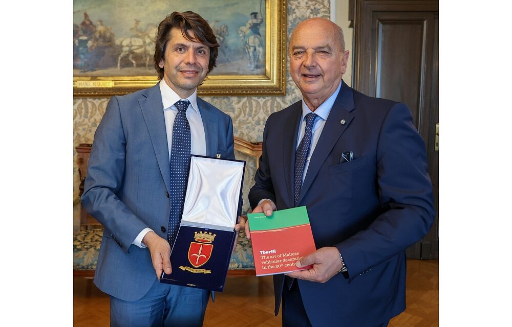 IL SINDACO ROBERTO DIPIAZZA HA RICEVUTO L’AMBASCIATORE E IL CONSOLE DI MALTA, PORTO VECCHIO-PORTO VIVO PROTAGONISTA