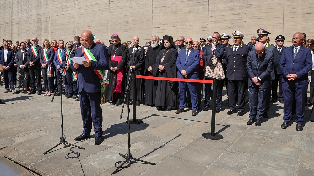 25 APRILE 2026, IL SINDACO DI TRIESTE ROBERTO DIPIAZZA È INTERVENUTO ALLA RISIERA DI SAN SABBA ALLA CERIMONIA PER L’81° ANNIVERSARIO DELLA LIBERAZIONE D’ITALIA
