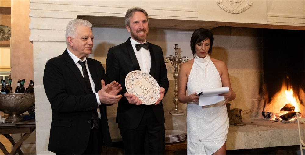 Fosarin Collio Bianco 2023 della cantina friulana Ronco dei Tassi di Cormòns “Vino Bianco dell’anno” ai Wine Awards di Food and Travel Italia