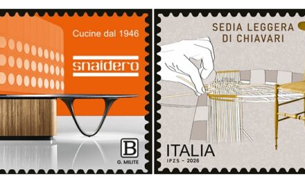POSTE ITALIANE: emessi i francobolli dedicati a Snaidero e Sedia leggera di Chiavari