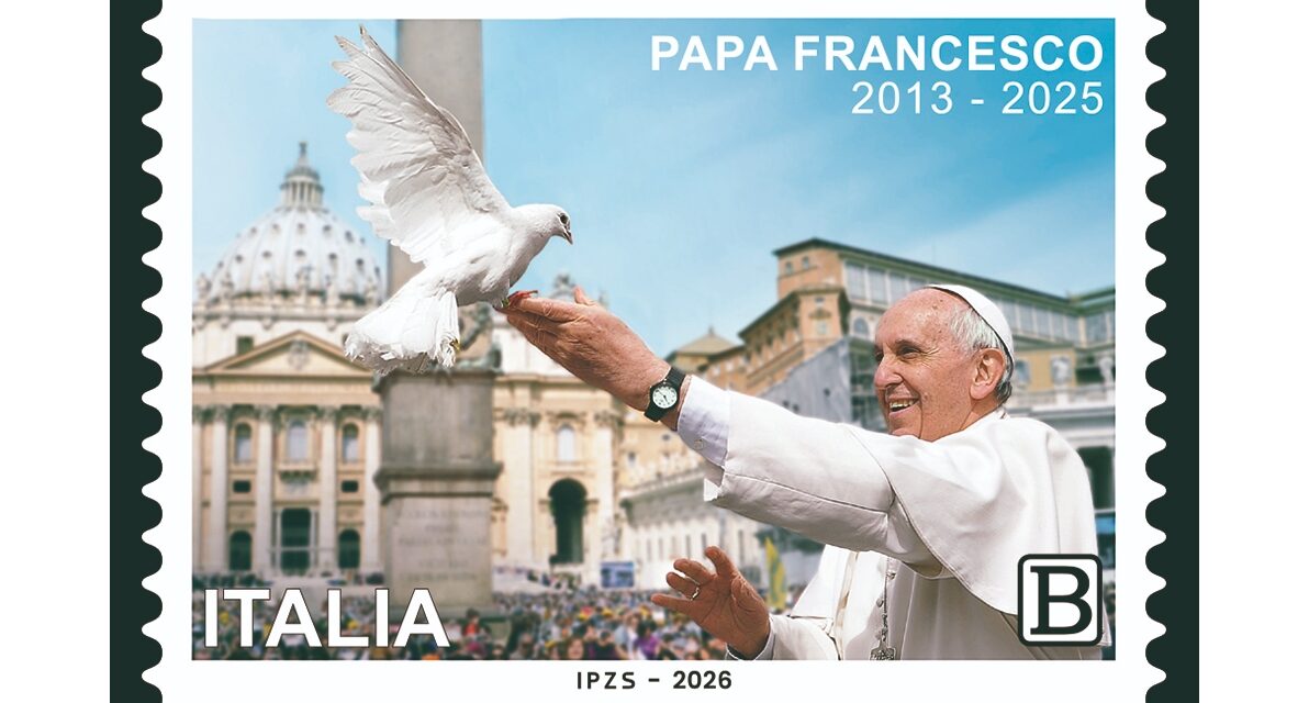 POSTE ITALIANE: emesso francobollo in ricordo di Papa Francesco
